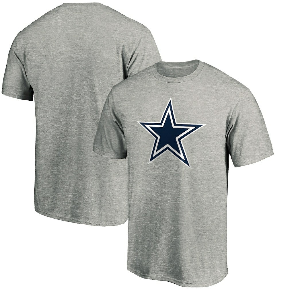 Dallas Cowboys Primary Logo T-Shirt Heather Gray