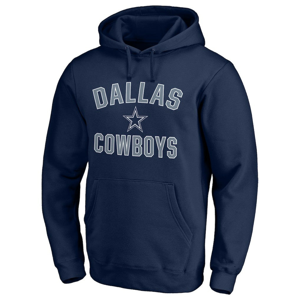 Dallas Cowboys Victory Arch Team Fitted Pullover Hoodie Navy