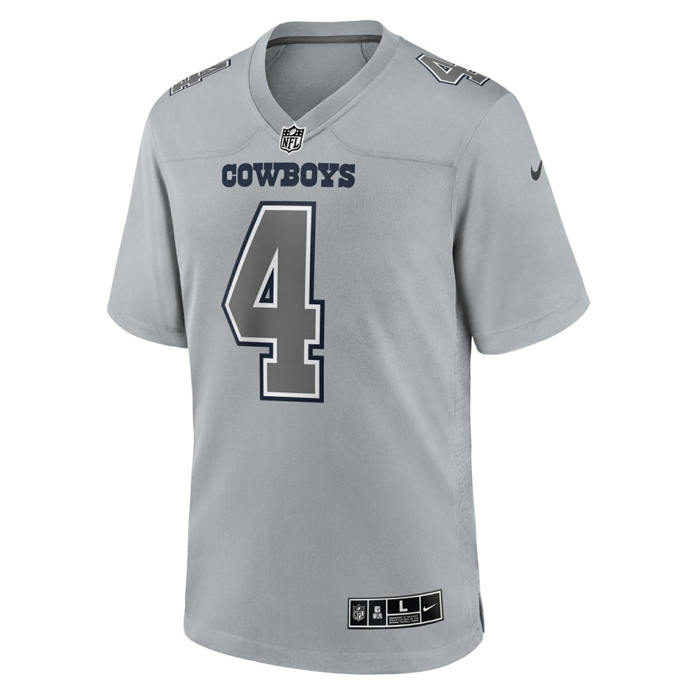 Dak Prescott Dallas Cowboys Atmosphere Fashion Game Jersey Gray