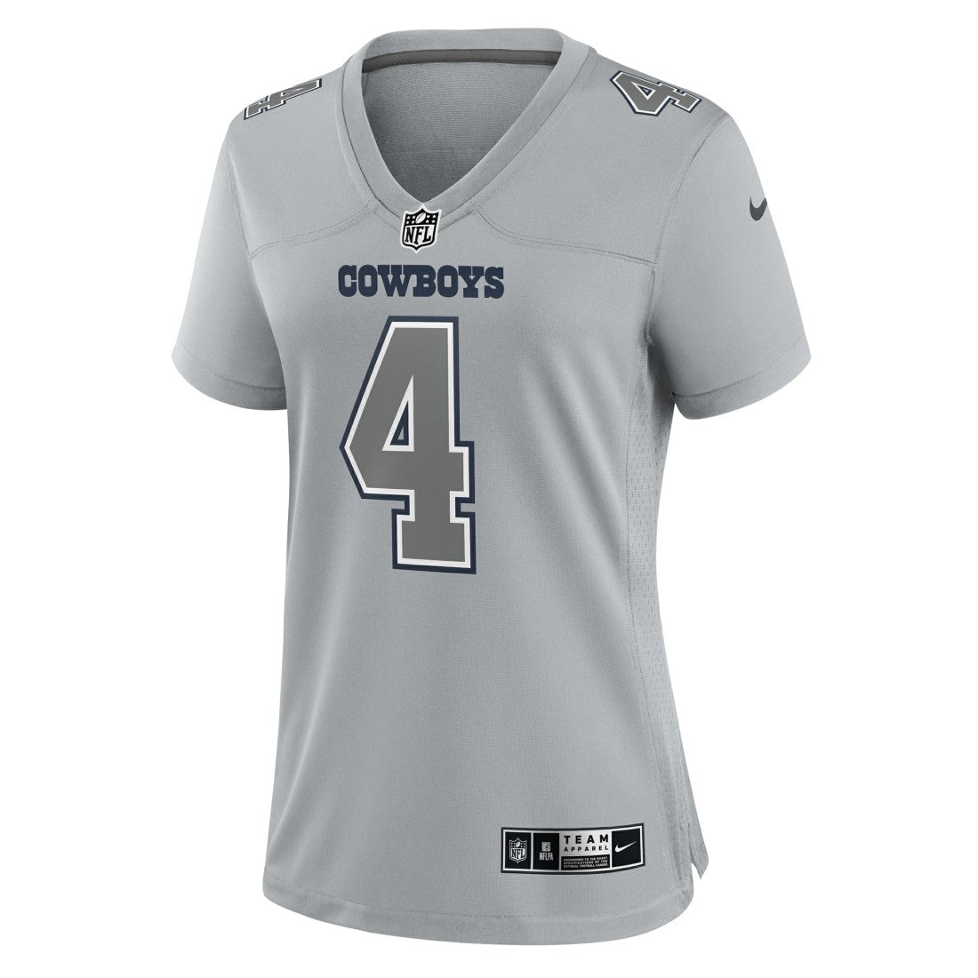 Dak Prescott Dallas Cowboys Women's Atmosphere Fashion Game Jersey Gray