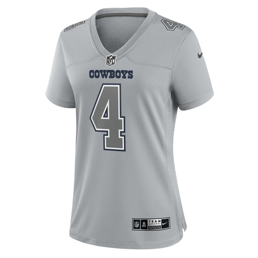 Dak Prescott Dallas Cowboys Women's Atmosphere Fashion Game Jersey Gray
