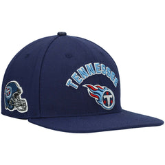 Tennessee Titans Pro Standard Stacked Snapback Hat Navy