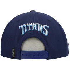 Tennessee Titans Pro Standard Stacked Snapback Hat Navy