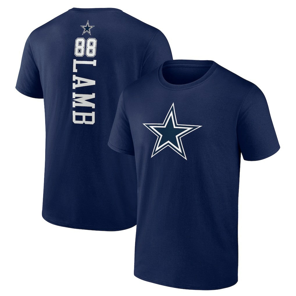 CeeDee Lamb Dallas Cowboys Playmaker T-Shirt Navy