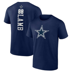 CeeDee Lamb Dallas Cowboys Playmaker T-Shirt Navy