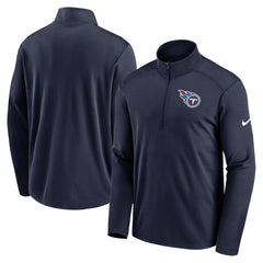 Tennessee Titans Logo Pacer Performance Half-Zip Jacket Navy