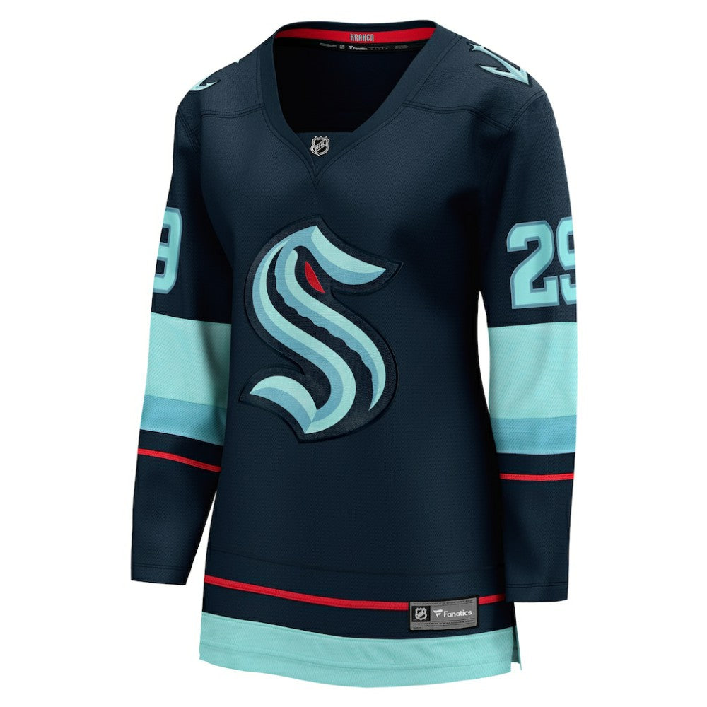 NHL Vince Dunn Seattle Kraken Fanatics Women's Home Breakaway Player Jersey - Deep Sea Blue