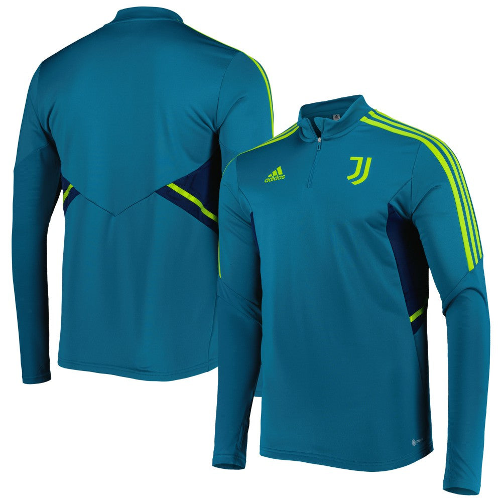 Juventus Team Training AEROREADY Quarter-Zip Top Teal