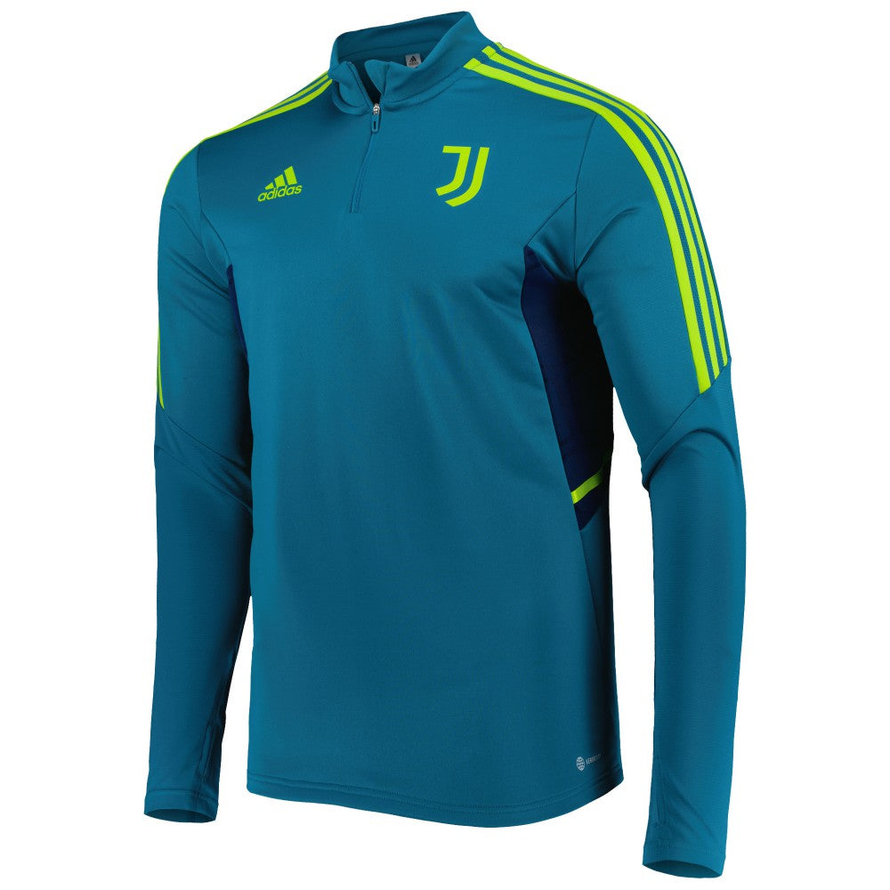 Juventus Team Training AEROREADY Quarter-Zip Top Teal