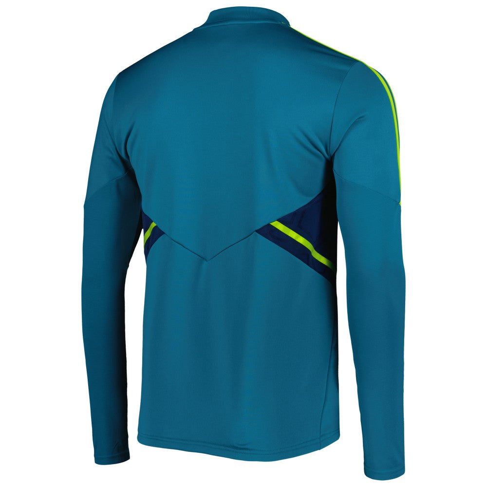 Juventus Team Training AEROREADY Quarter-Zip Top Teal