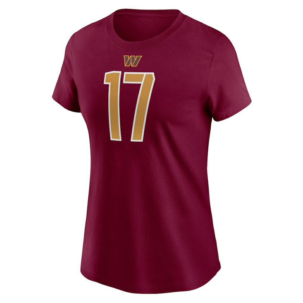 Terry McLaurin Washington Commanders Women's Player Name & Number T-Shirt Burgundy
