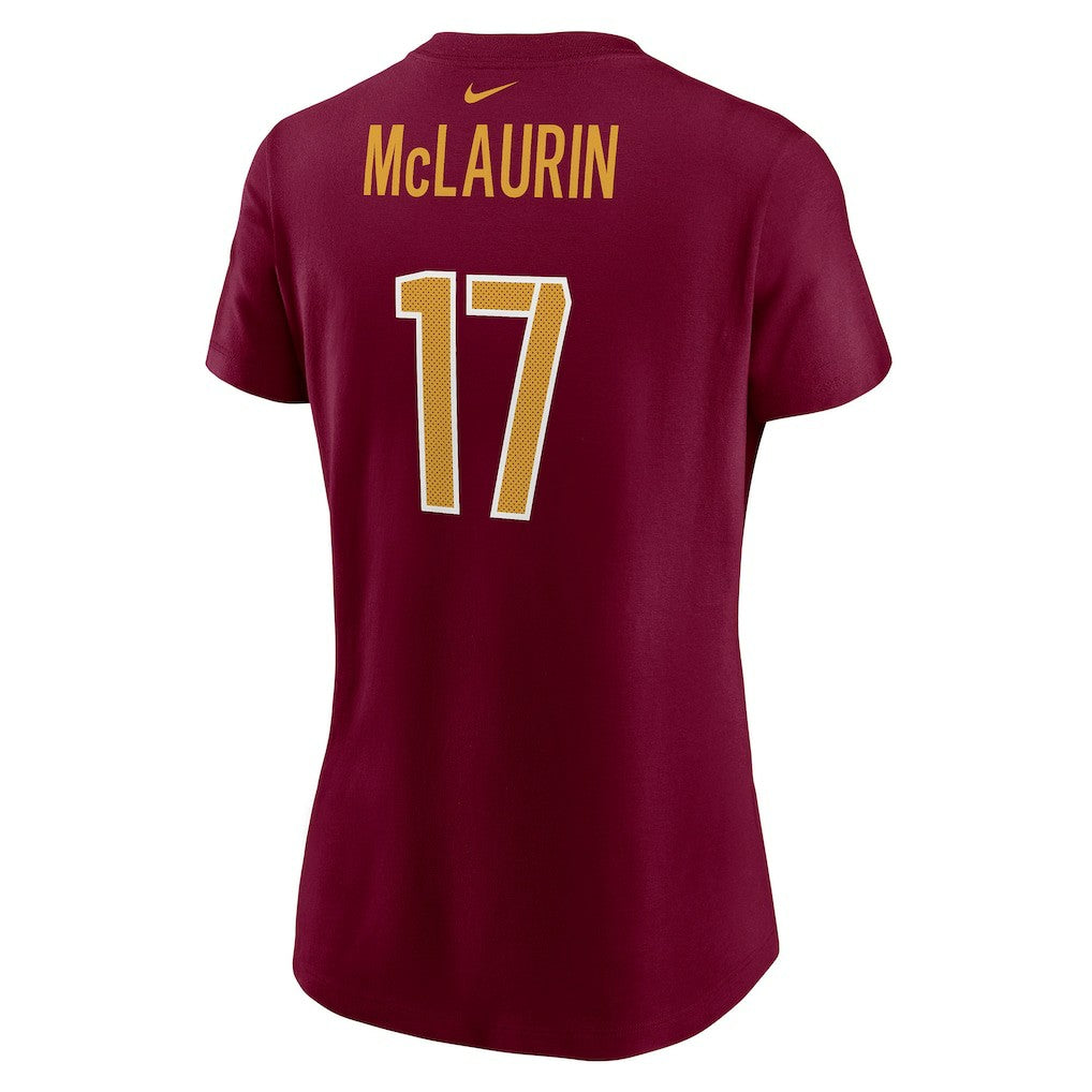 Terry McLaurin Washington Commanders Women's Player Name & Number T-Shirt Burgundy