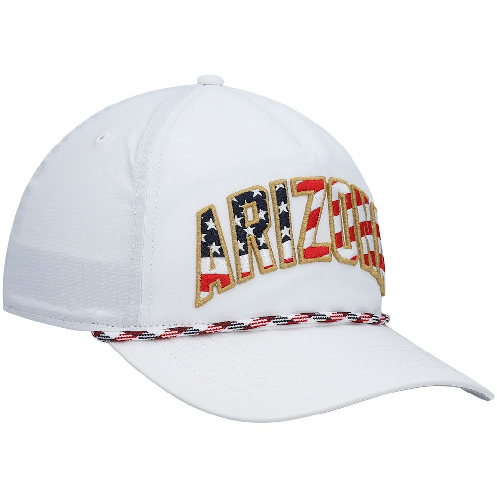 Arizona Cardinals '47 Hitch Stars and Stripes Trucker Adjustable Hat White