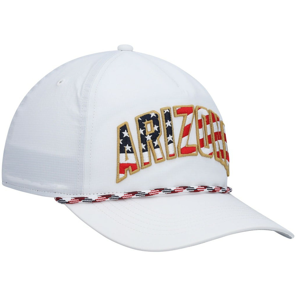 Arizona Cardinals '47 Hitch Stars and Stripes Trucker Adjustable Hat White