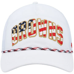 Cleveland Browns '47 Hitch Stars and Stripes Trucker Adjustable Hat White