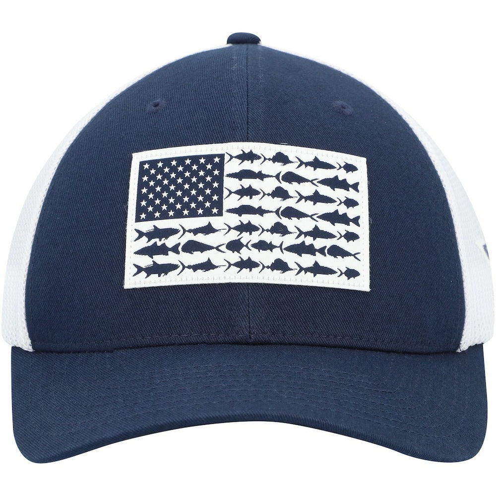Dallas Cowboys Mesh Fish Flag Flex Hat Navy/White