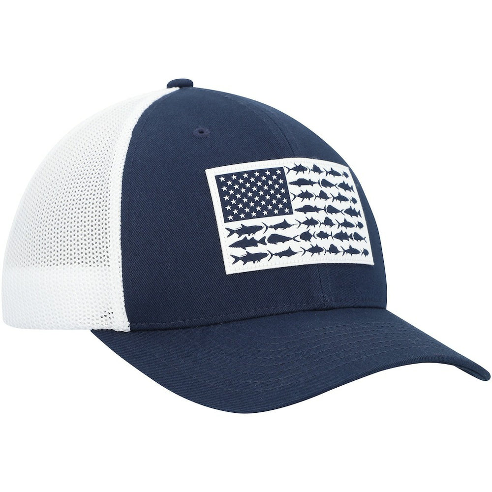 Dallas Cowboys Mesh Fish Flag Flex Hat Navy/White