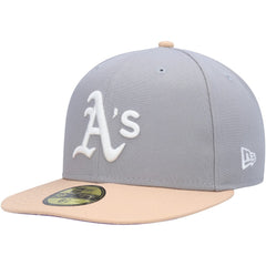 Athletics New Era 1987 MLB All-Star Game Purple Undervisor 59FIFTY Fitted Hat - Gray/Peach Hats