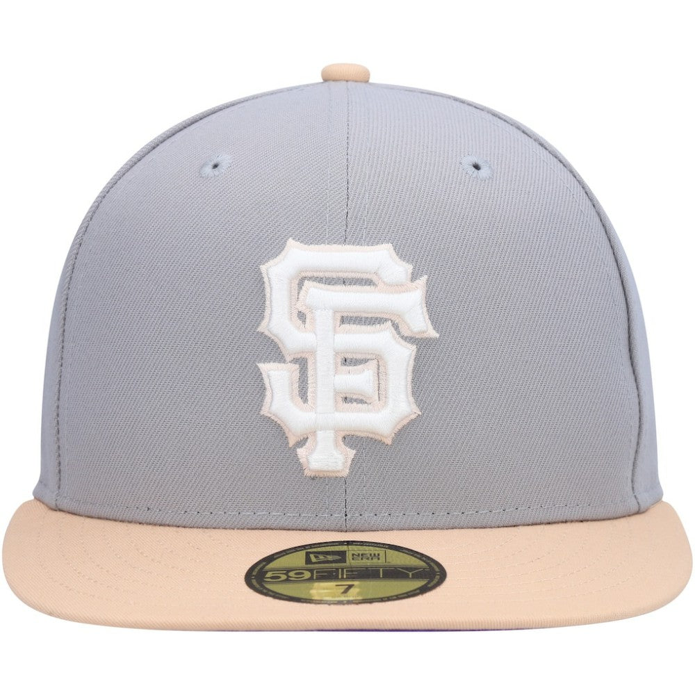 San Francisco Giants New Era 2007 MLB All-Star Game Purple Undervisor 59FIFTY Fitted Hat - Gray/Peach Hats