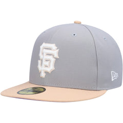 San Francisco Giants New Era 2007 MLB All-Star Game Purple Undervisor 59FIFTY Fitted Hat - Gray/Peach Hats