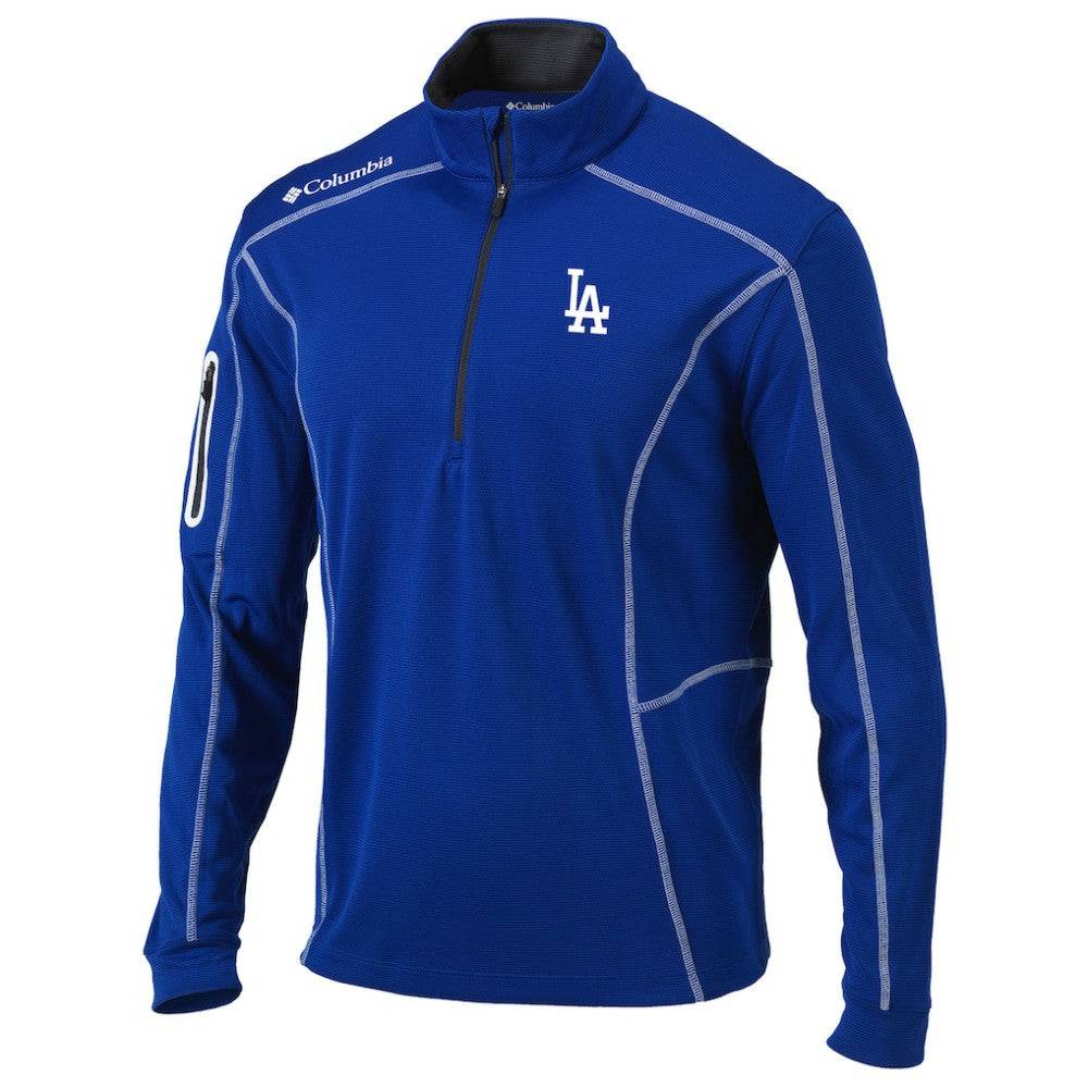 Los Angeles Dodgers Columbia Shotgun Omni-Wick Quarter-Zip Pullover Jacket - Royal Jackets