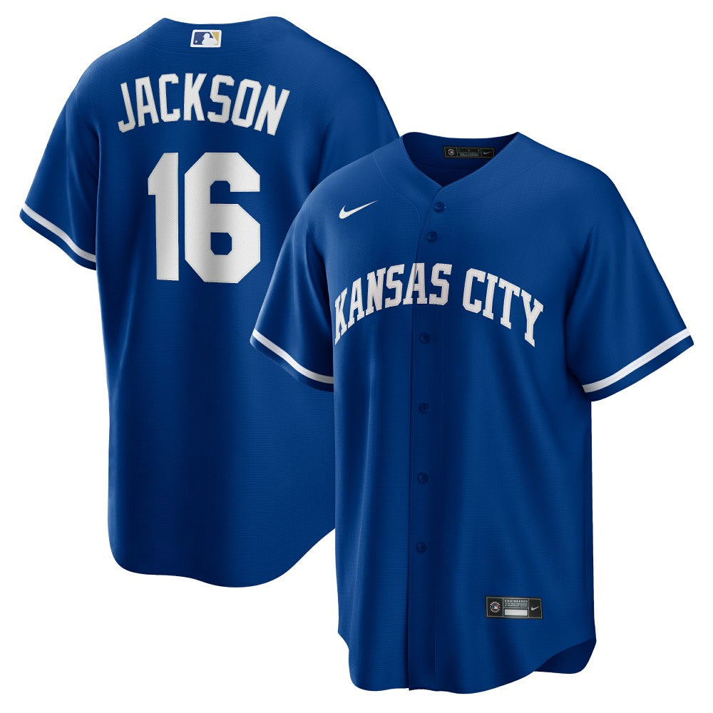 Bo Jackson Kansas City Royals Nike Alternate 2 Replica Jersey - Rush Blue Jerseys