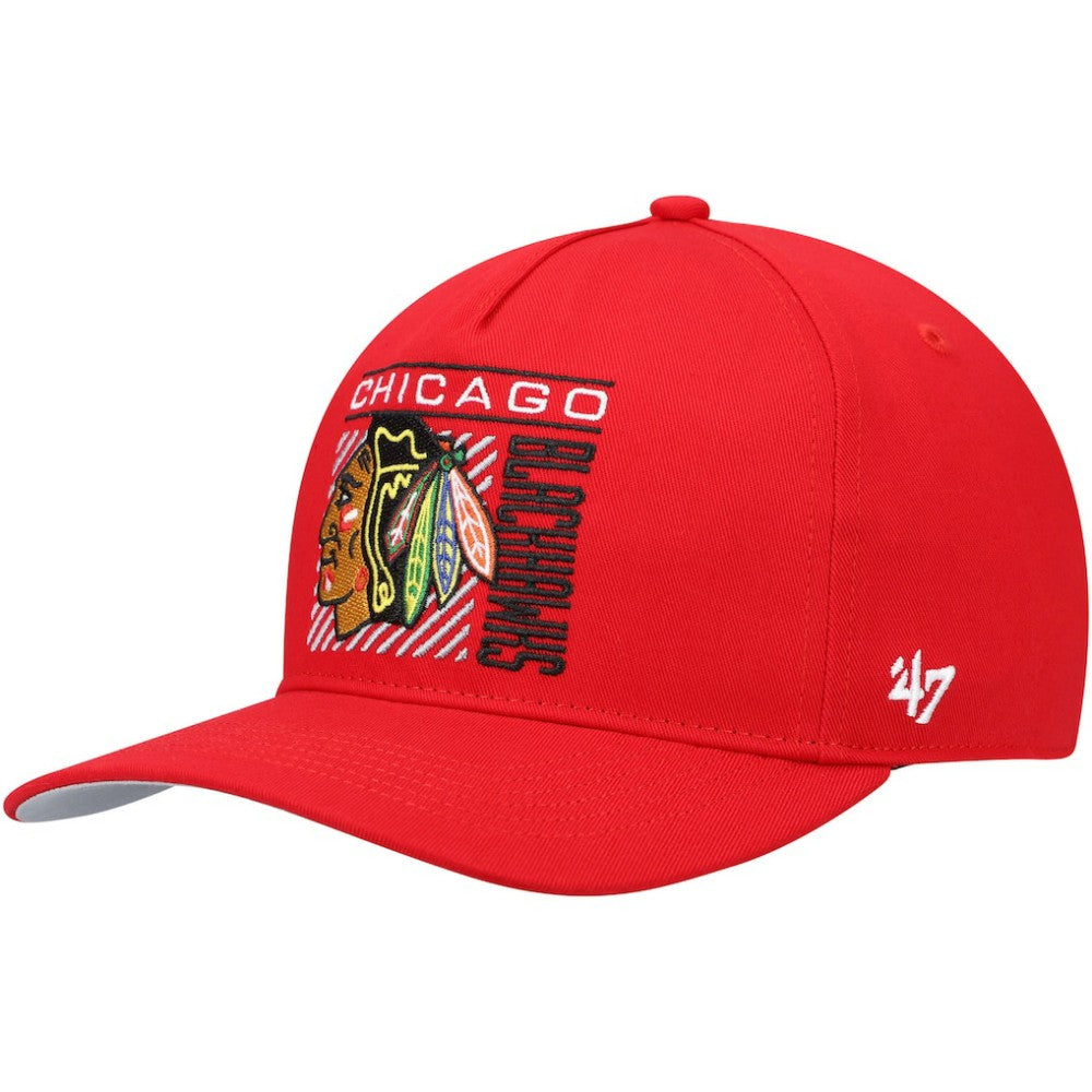 NHL Chicago Blackhawks '47 Reflex Hitch Snapback Hat - Red