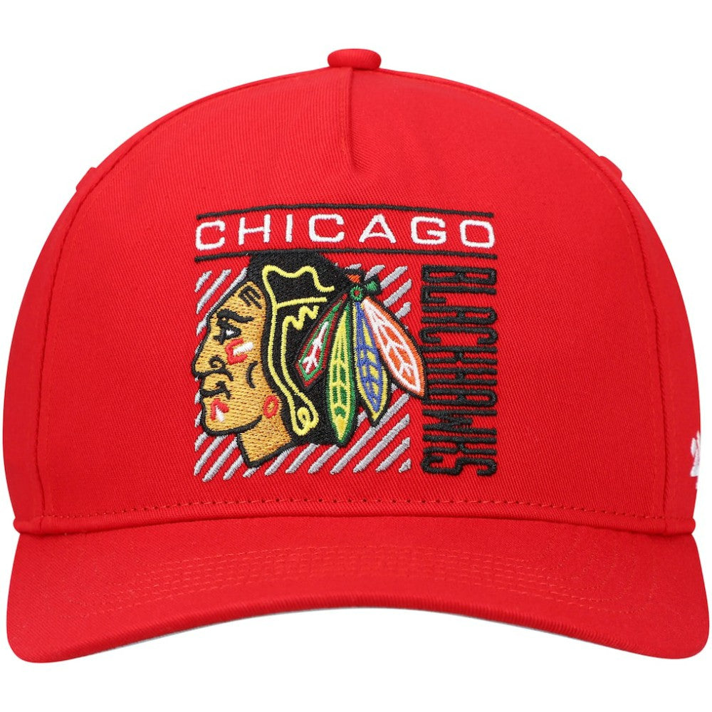 NHL Chicago Blackhawks '47 Reflex Hitch Snapback Hat - Red