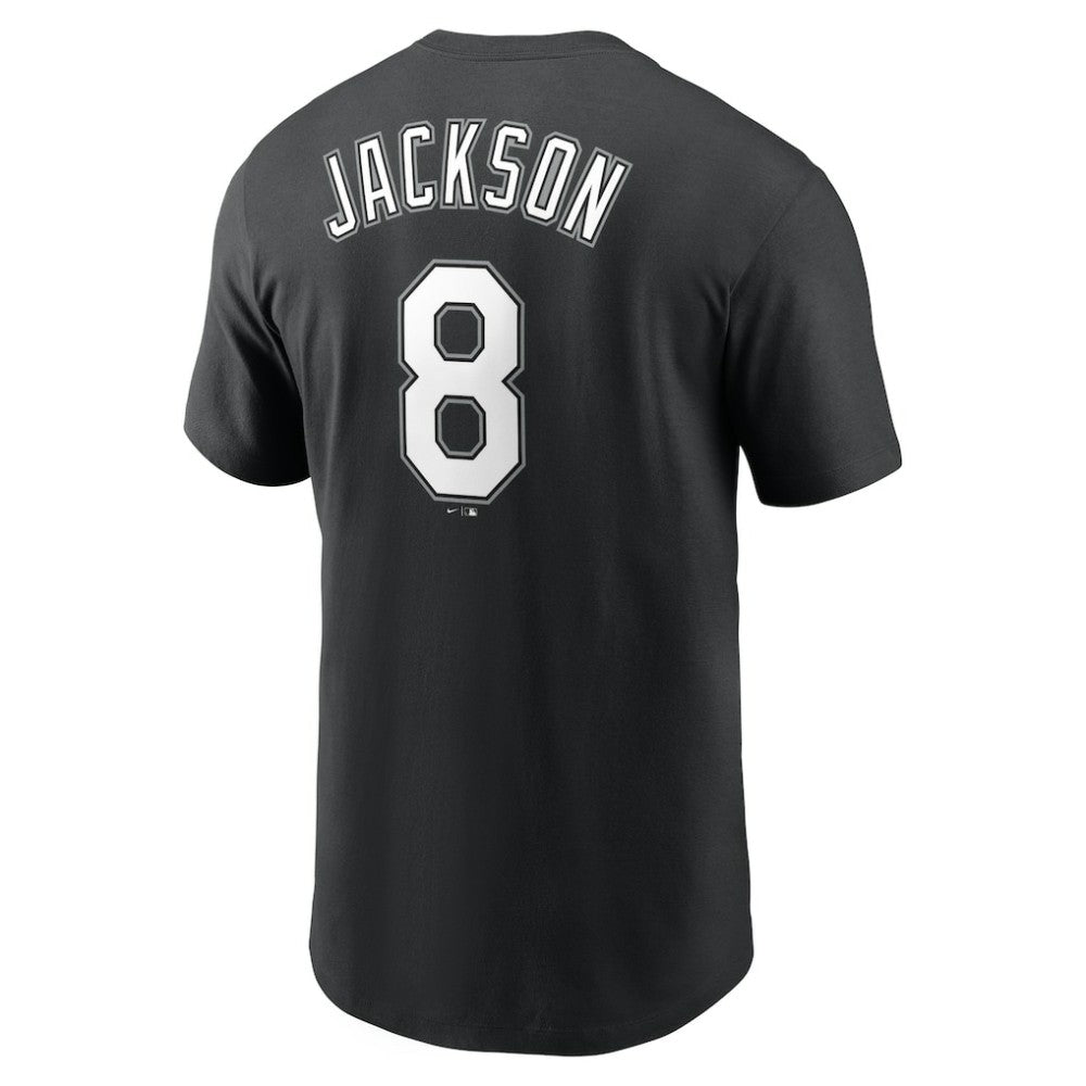 Bo Jackson Chicago White Sox Nike Cooperstown Collection Name & Number T-Shirt - Black T-shirts
