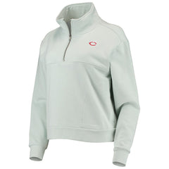 Minnesota Twins The Wild Collective Women's Two-Hit Quarter-Zip Pullover Top - Light Blue Pullover