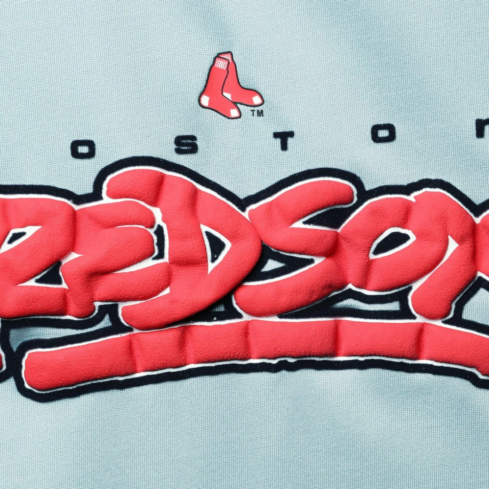Boston Red Sox The Wild Collective Women's Open Back Twist-Tie Tank Top - Light Blue Tanks