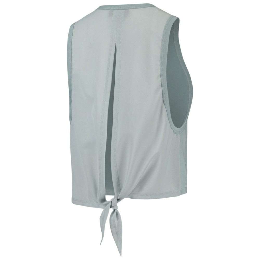 Chicago Cubs The Wild Collective Women's Open Back Twist-Tie Tank Top - Light Blue Tanks