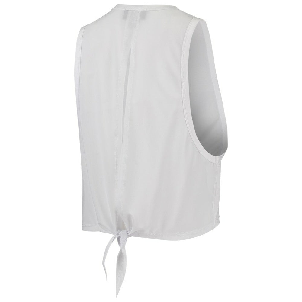 Chicago White Sox The Wild Collective Women's Open Back Twist-Tie Tank Top - White Tanks