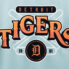 Detroit Tigers The Wild Collective Women's Open Back Twist-Tie Tank Top - Light Blue Tanks