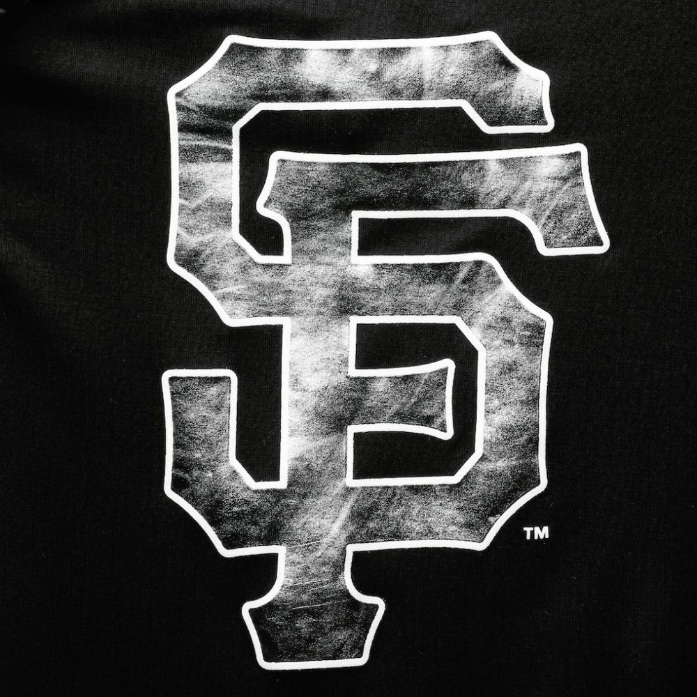 San Francisco Giants The Wild Collective Women's Tonal Athleisure Racerback Tank Top - Black Tanks