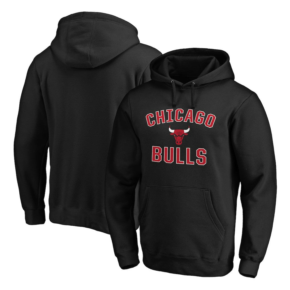 Black Victory Arch Pullover Hoodie Black