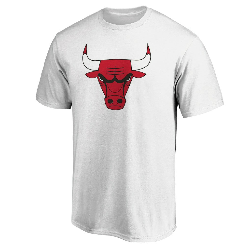 Chicago Bulls Primary Mascot Logo T-Shirt White