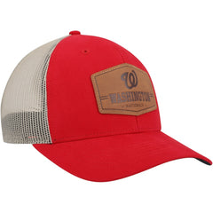 Washington Nationals '47 Rawhide Trucker Snapback Hat - Red/Natural Hats