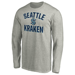 NHL Seattle Kraken Victory Arch Long Sleeve T-Shirt - Heathered Gray