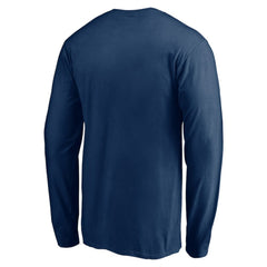 NHL Seattle Kraken Gradient Logo Long Sleeve T-Shirt - Deep Sea Blue