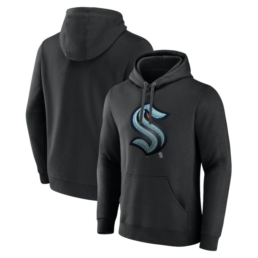 NHL Seattle Kraken Midnight Mascot Pullover Hoodie - Black