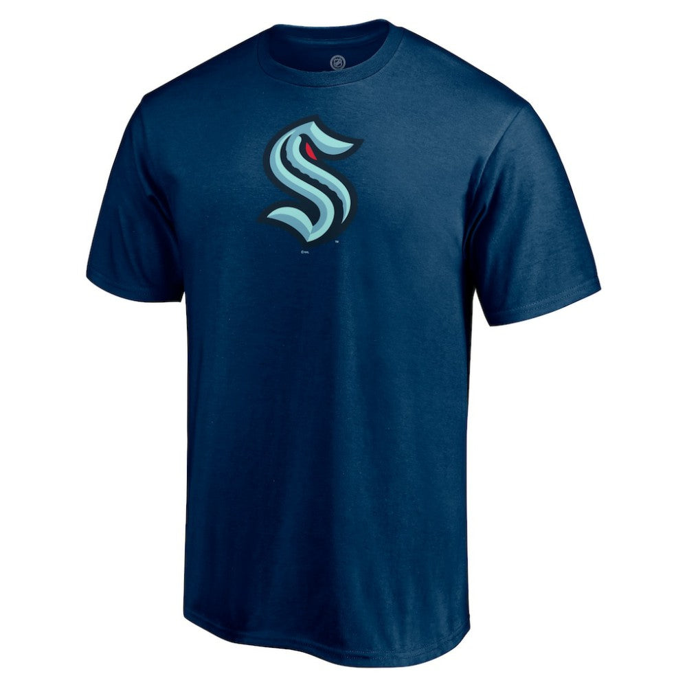 NHL Seattle Kraken Primary Logo T-Shirt - Deep Sea Blue