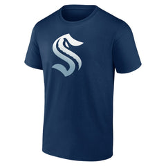 NHL Seattle Kraken Gradient Logo T-Shirt - Deep Sea Blue