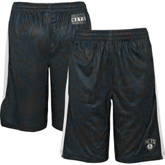Brooklyn Nets Youth Scribble Dribble Baller Shorts Black