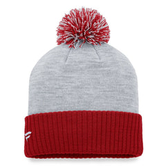 Arizona Cardinals Women's Ash Cuffed Knit Hat with Pom Heather Gray