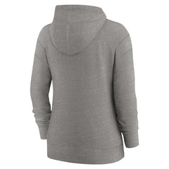 Cleveland Browns Women's Gym Vintage Full-Zip Hoodie Heather Charcoal