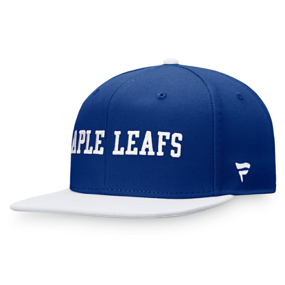 NHL Toronto Maple Leafs Fanatics Iconic Color Blocked Snapback Hat - Blue/White