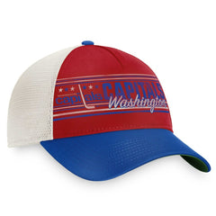 NHL Washington Capitals Fanatics True Classic Retro Trucker Snapback Hat - Red/Royal