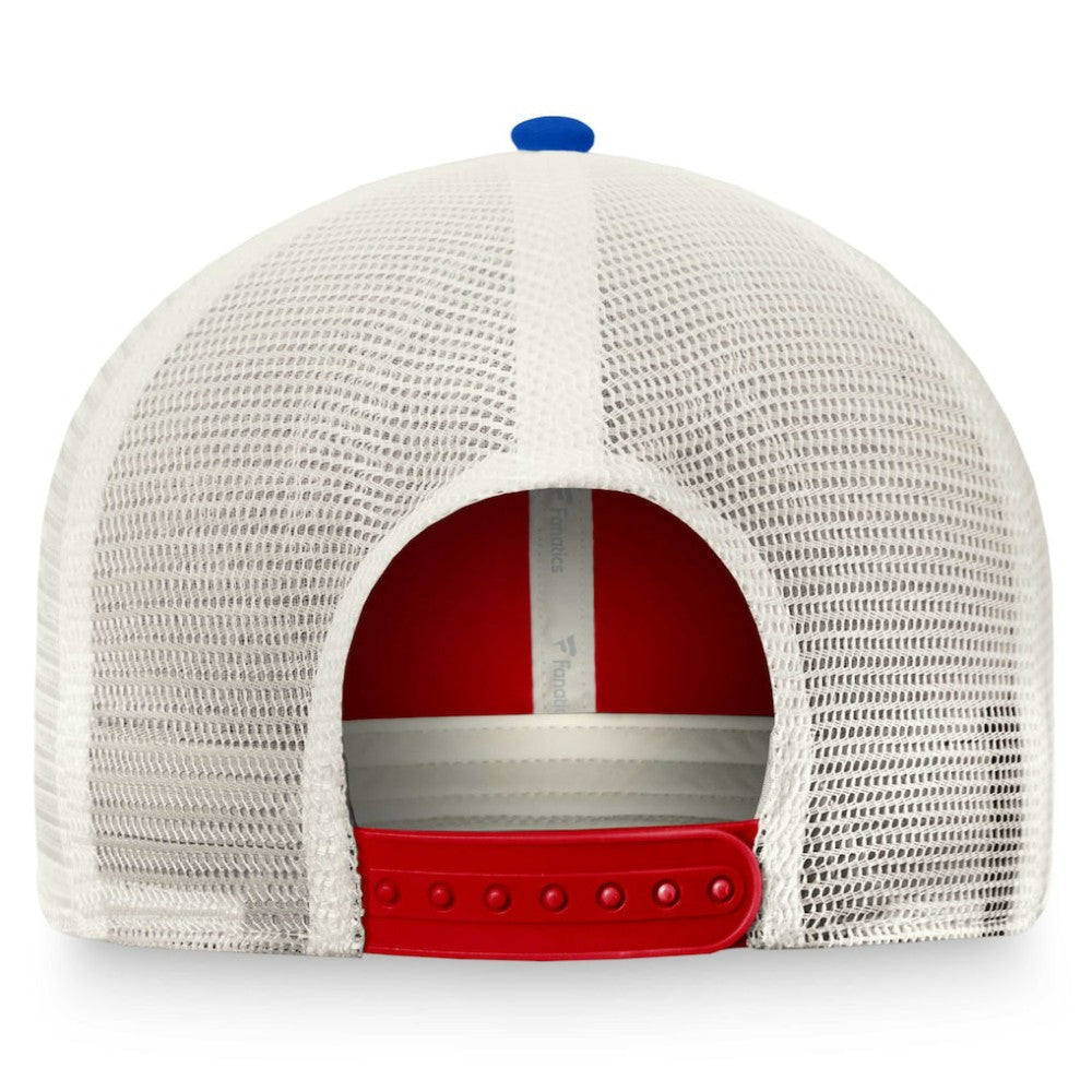 NHL Washington Capitals Fanatics True Classic Retro Trucker Snapback Hat - Red/Royal