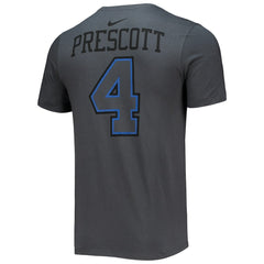 Dak Prescott Dallas Cowboys Player Name & Number T-Shirt Charcoal